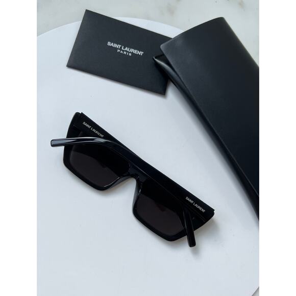 NEW Saint Laurent SL276 Mica Sunglasses in Black - Picture 5 of 10